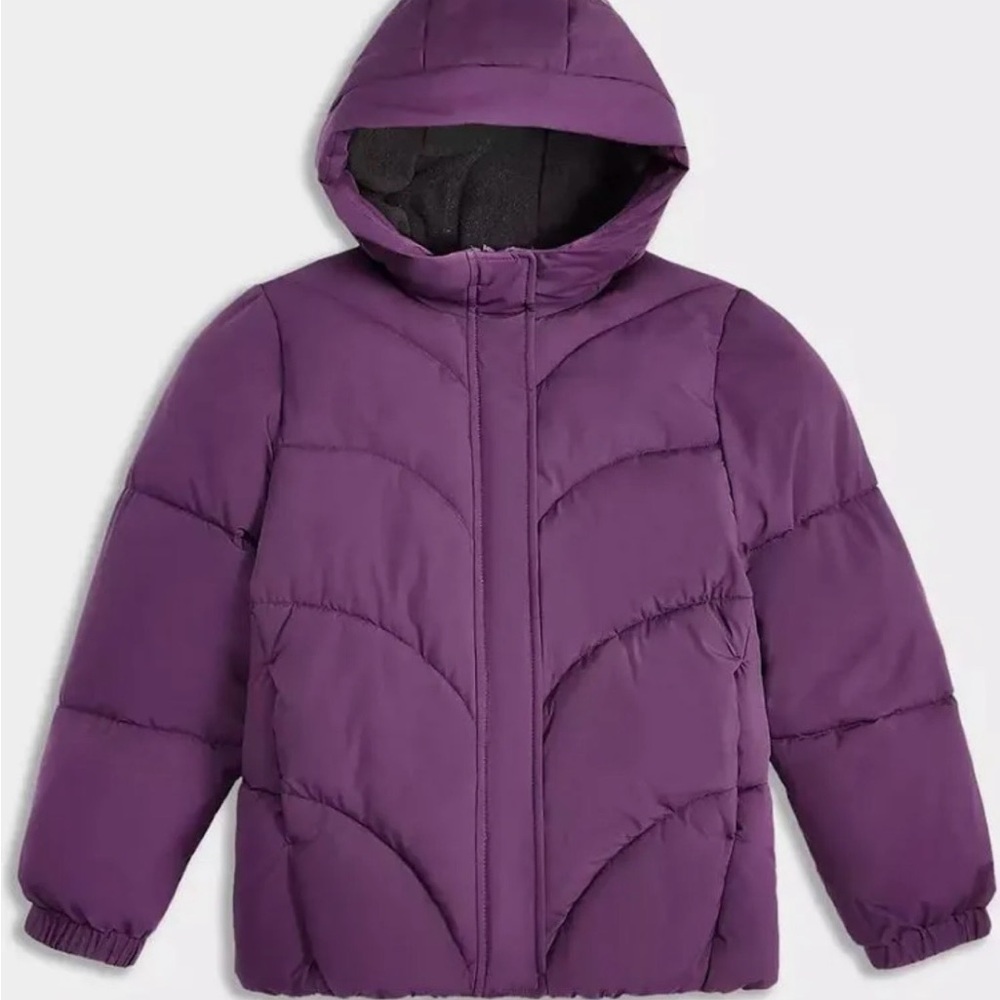 NEW Sam Edelman Big Girls Puffer Jacket Grape color